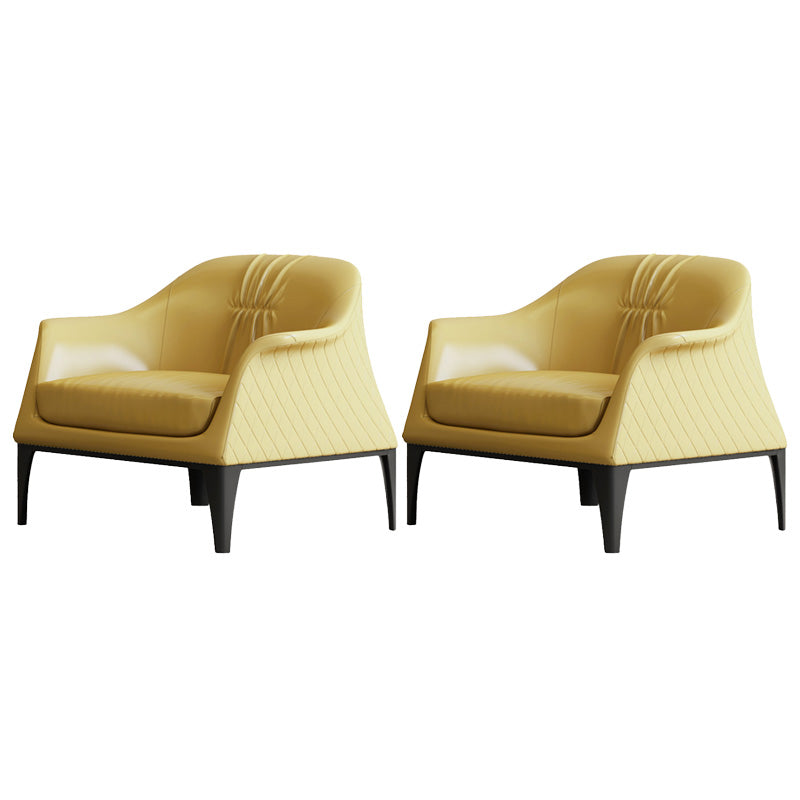 Living Room Mid-century Modern Accent Armchair Solid Color Arm Chair