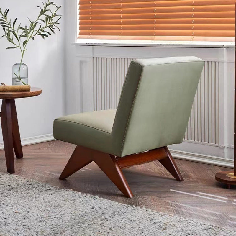 Mid-century Modern Slipper Chair Living Room Fino Accent Chair