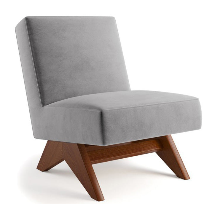 Mid-century Modern Slipper Chair Living Room Fino Accent Chair