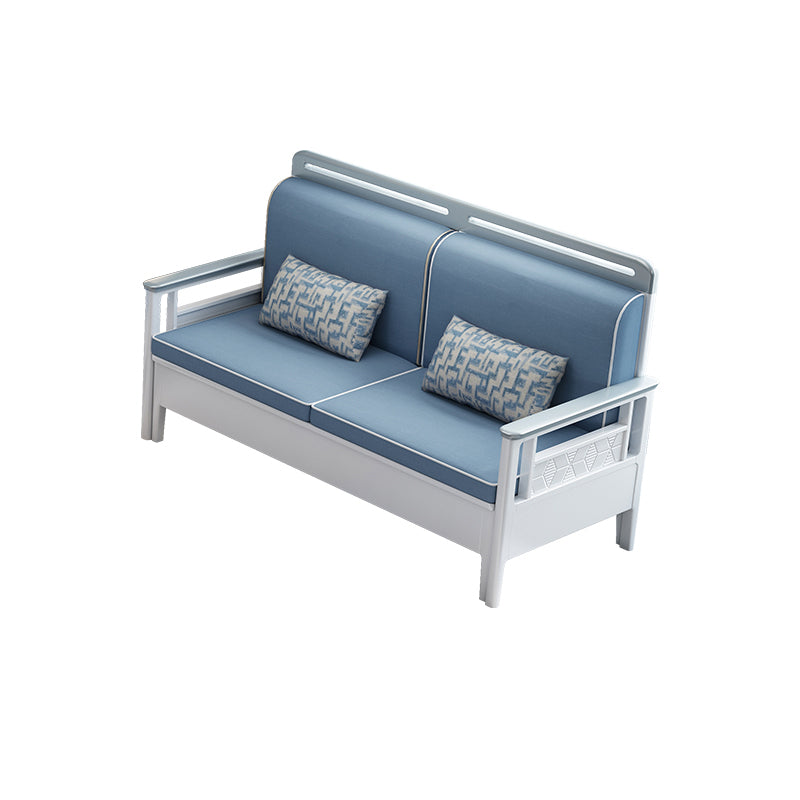 40"H Contemporary Sectional Sofa Fabric Sectional with Bostol Pillows