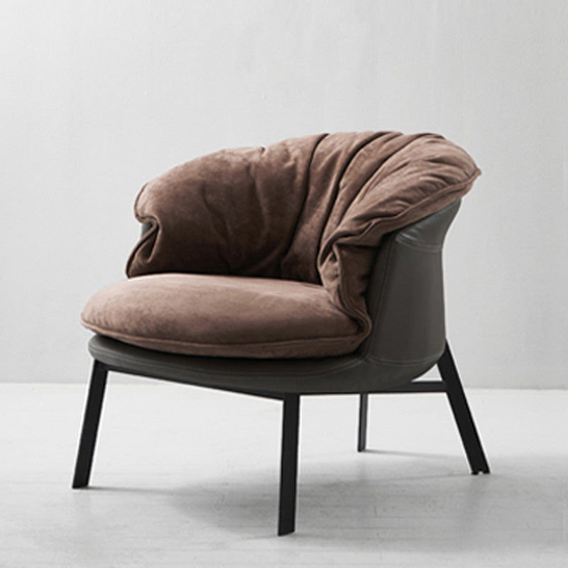 Solid Color Accent Room Chair Mid-century Living Room Lounge Chair