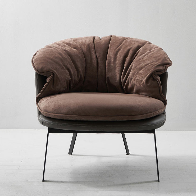 Solid Color Accent Room Chair Mid-century Living Room Lounge Chair