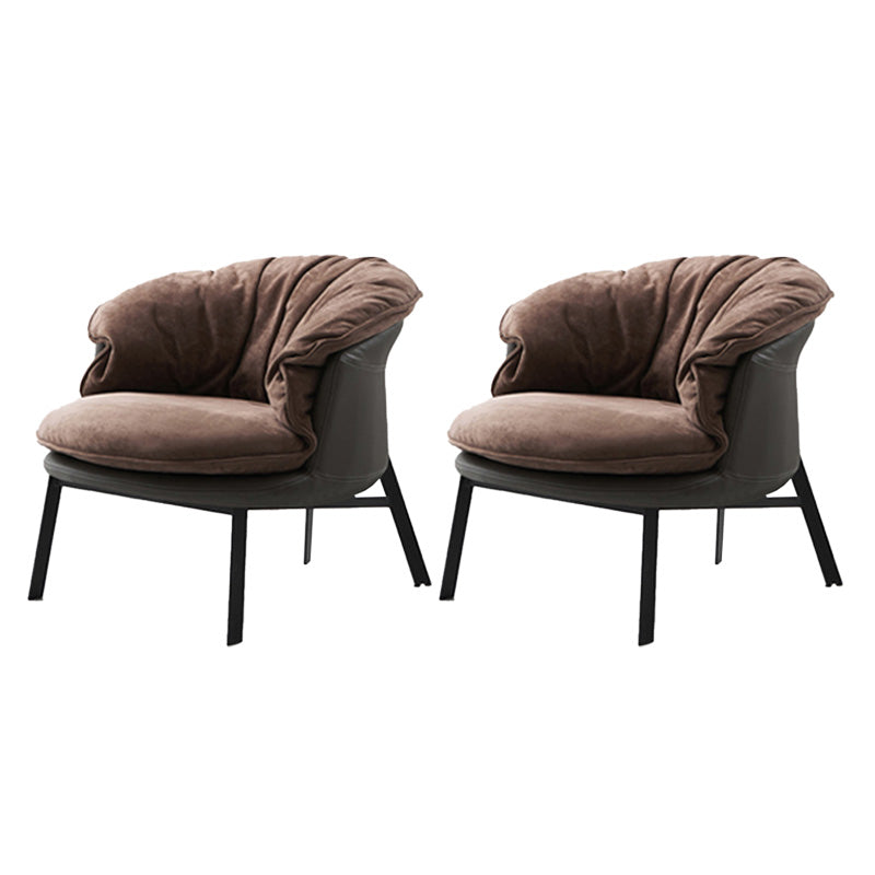 Solid Color Accent Room Chair Mid-century Living Room Lounge Chair