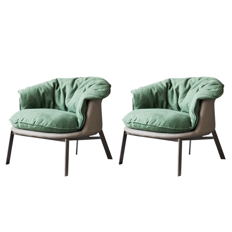 Solid Color Accent Room Chair Mid-century Living Room Lounge Chair