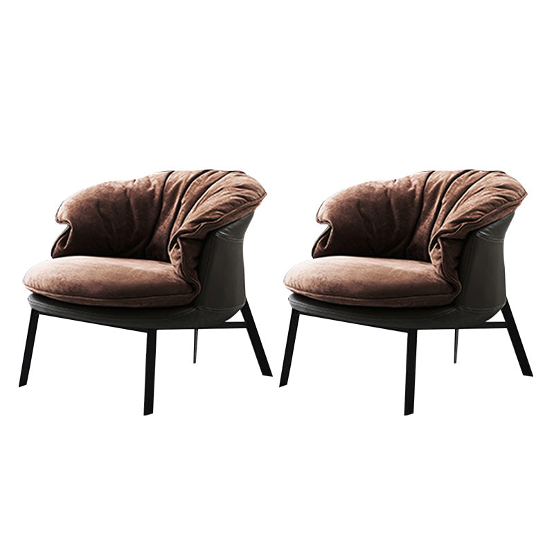Solid Color Accent Room Chair Mid-century Living Room Lounge Chair