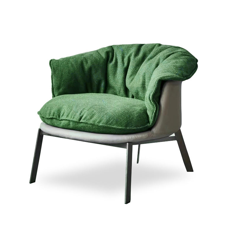 Solid Color Accent Room Chair Mid-century Living Room Lounge Chair
