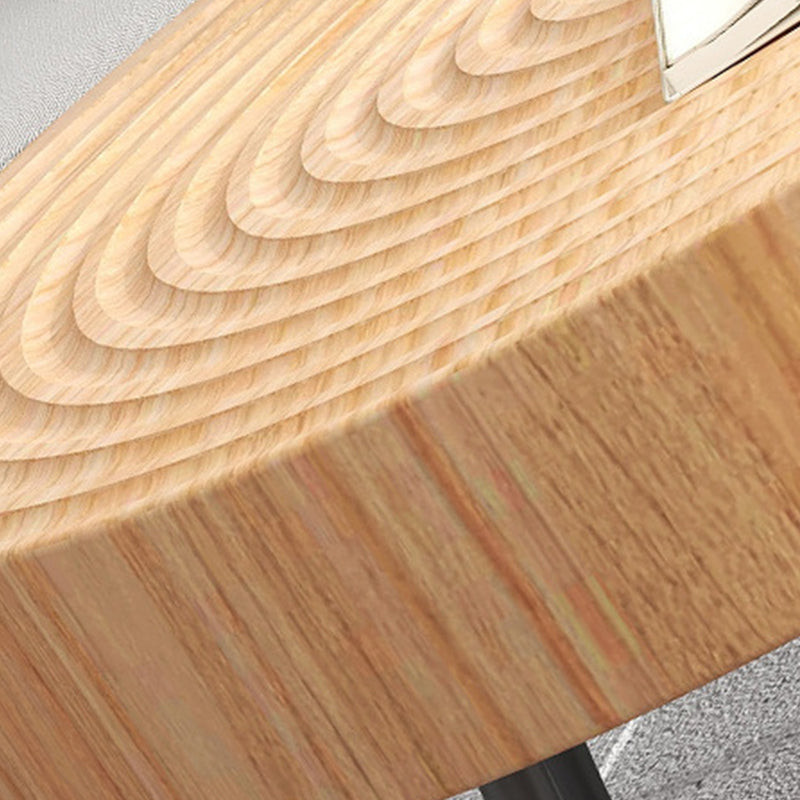 Scandinavian Round Wood Cocktail Coffee Metal 3 Legs / 4 Legs Coffee Table