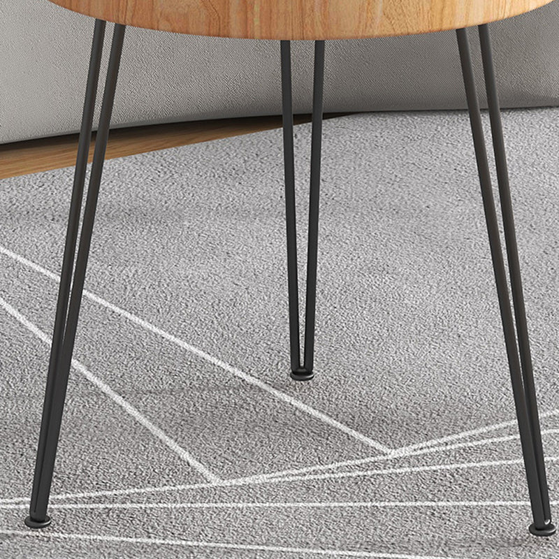 Scandinavian Round Wood Cocktail Coffee Metal 3 Legs / 4 Legs Coffee Table