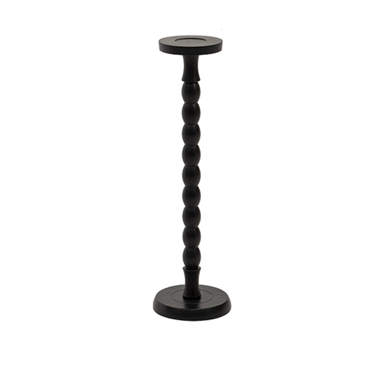 Traditional Wood End Table Sled Black/Brown Side End Snack Table