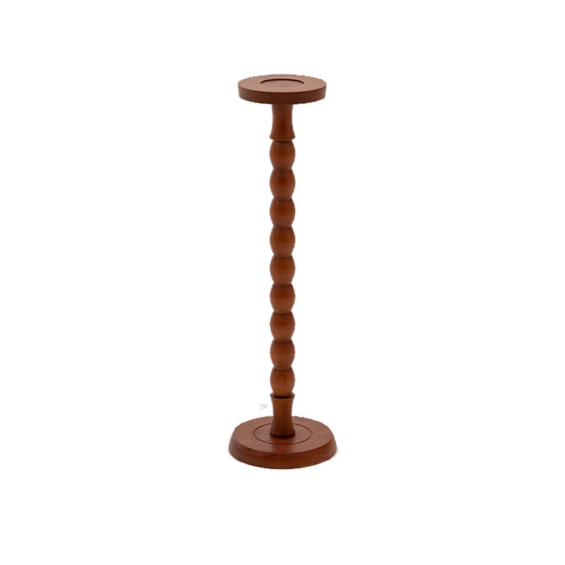 Traditional Wood End Table Sled Black/Brown Side End Snack Table