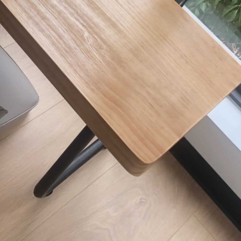 Sled 1 Single Coffee Table Scandinavian Pine Wood Rectangular Cocktail Table
