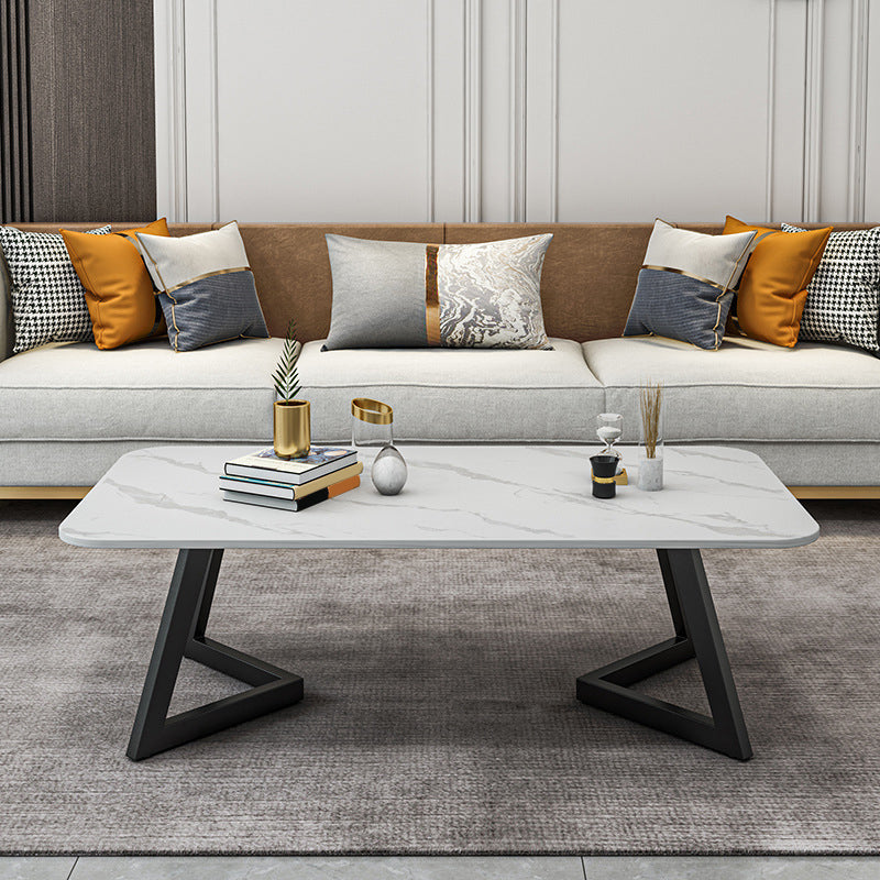 Slate Coffee Table Rectangle 17.7" High Coffee Cocktail Table
