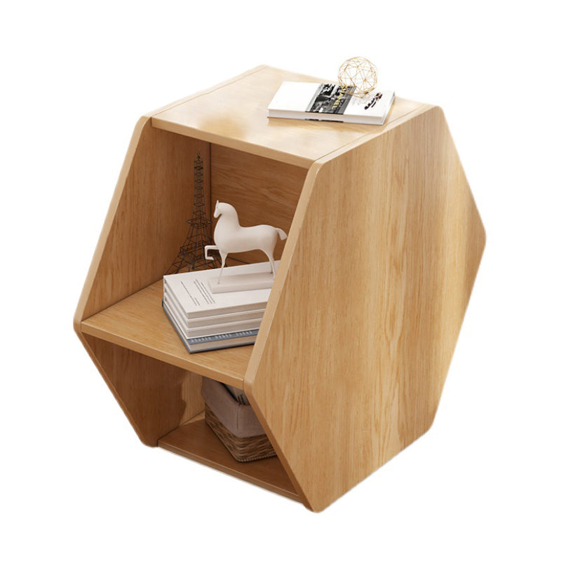 Modernism Simple Geometric Coffee Cocktail Table with Storage