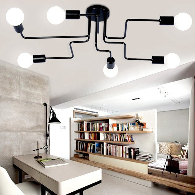 Flush Mount Ceiling Fixture Modern Flush Ceiling Lights for Dining Room