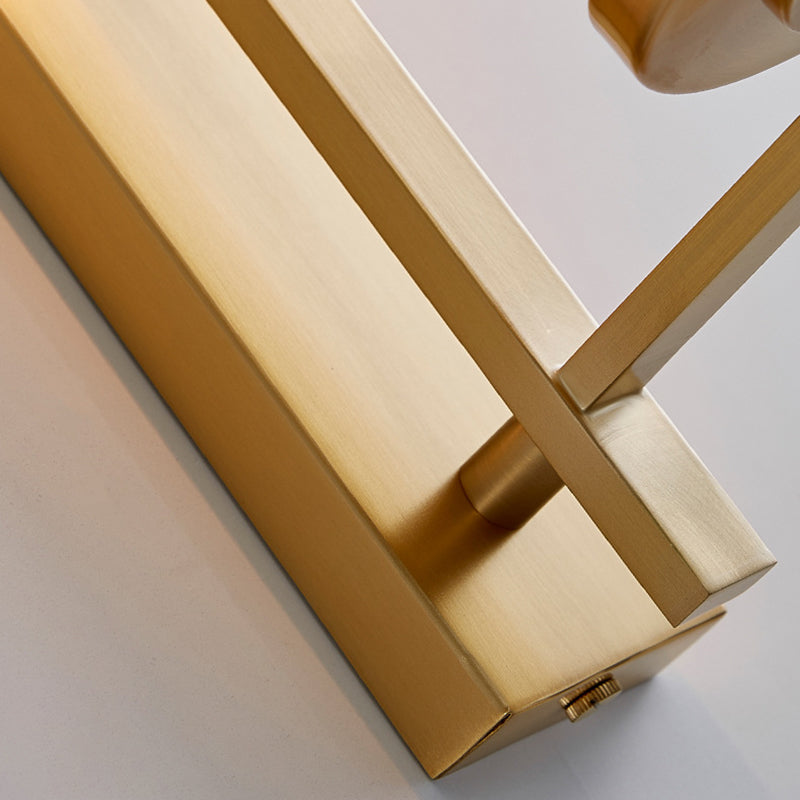 Cylinder Shape Glass Wall Light Modern Style 1 Light Wall Light Sconce