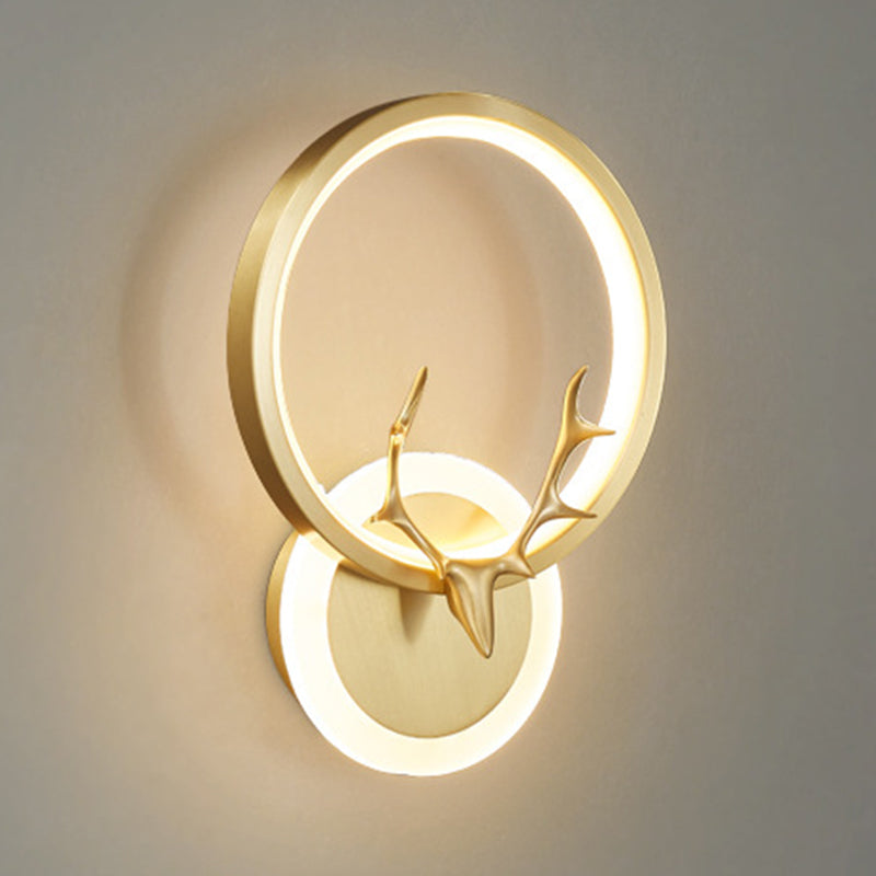 Contemporary Wall Sconce Copper Sconce Light Fixture for Bedroom