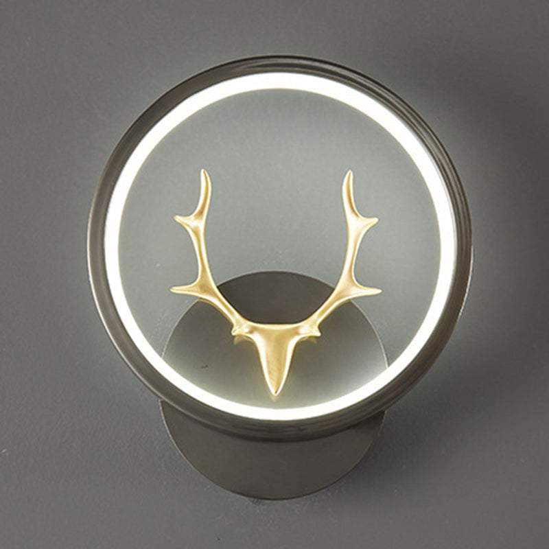 Metal Sconce Light Modern 1-Light Sconce Light Fixture for Bedroom