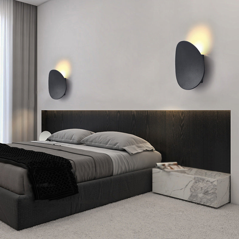 Modernism Style Single Wall Mounted Sconce Metallic LED Wall Light