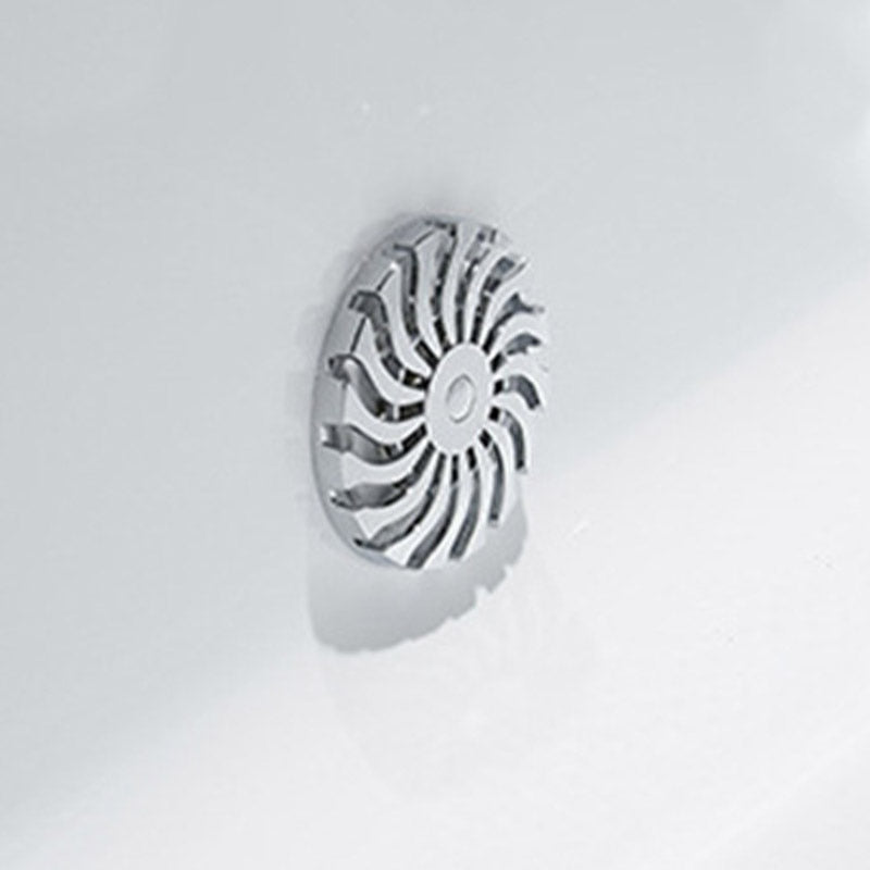 Modern Acrylic Rectangular Bath Tub White Whirlpool Freestanding Bathtub