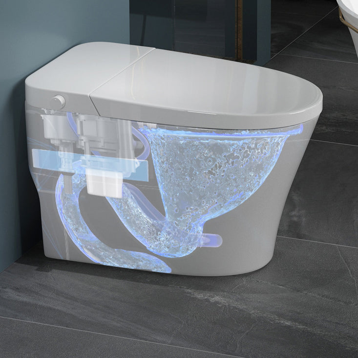 Modern Elong Toilet Bowl One Piece Toilet with Seat for Bathroom