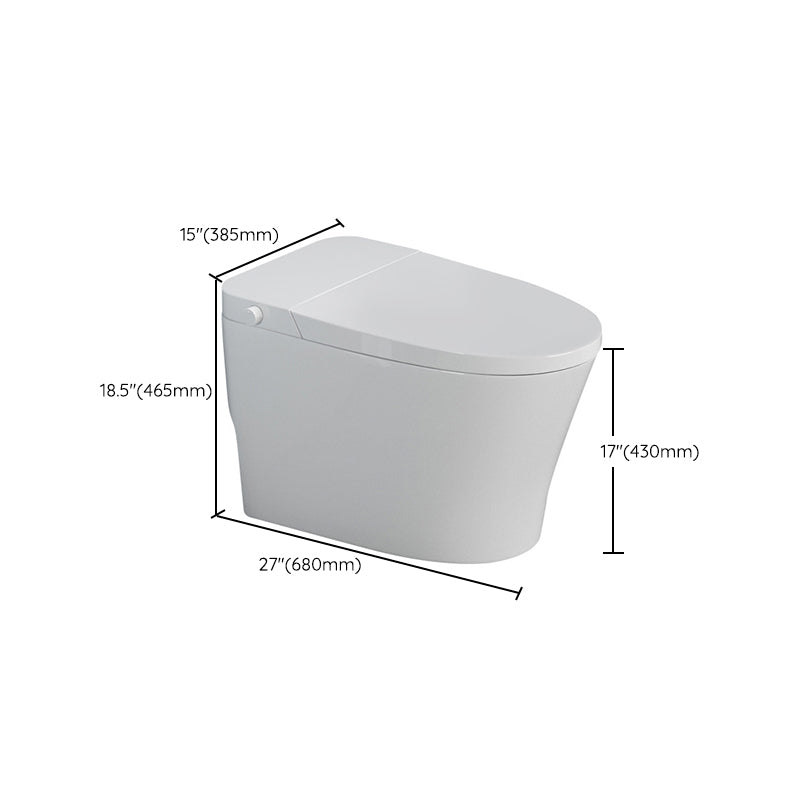 Modern Elong Toilet Bowl One Piece Toilet with Seat for Bathroom