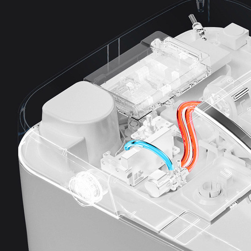 Modern Wall Mount Urine Toilet Siphon Jet Toilet Bowl with Toilet Seat