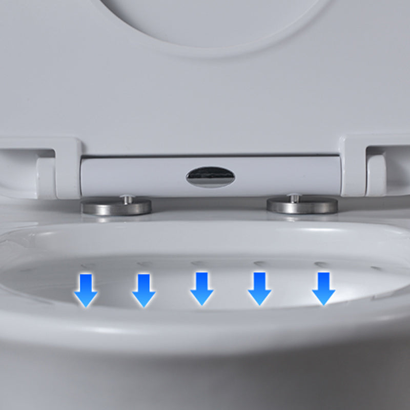 Floor Mounted Toilet One-Piece Toilet Porcelain Siphon Jet Flush Toilet