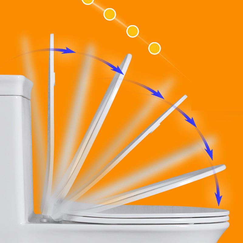 Floor Mounted Toilet One-Piece Toilet Porcelain Siphon Jet Flush Toilet