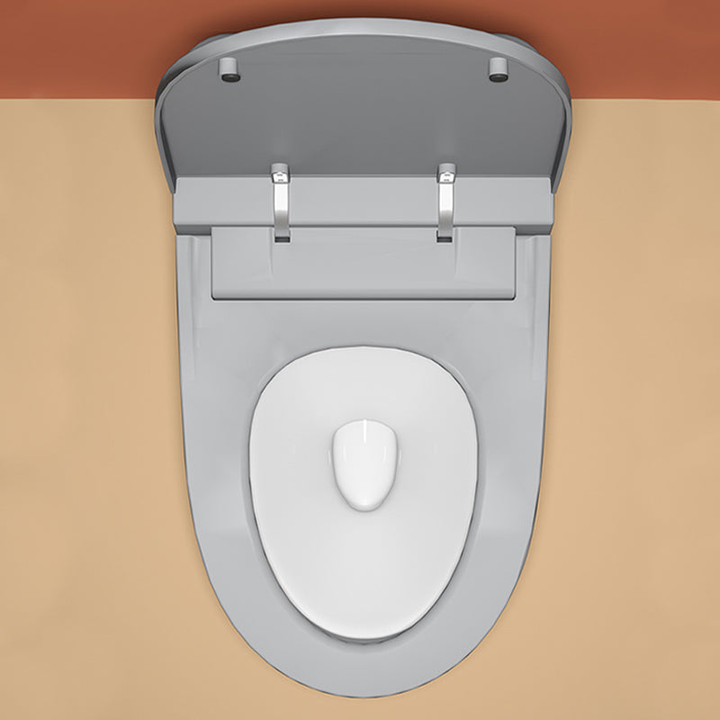 Modern Skirted Toilet Bowl Siphon Jet Toilet with Seat for Bathroom