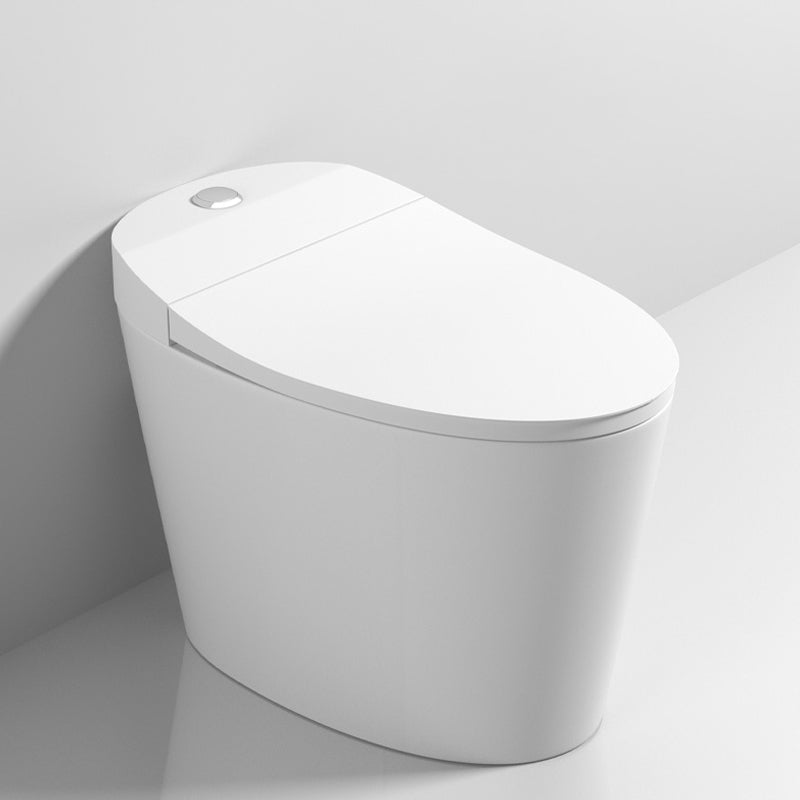 Modern Skirted Toilet Bowl Siphon Jet Toilet with Seat for Bathroom