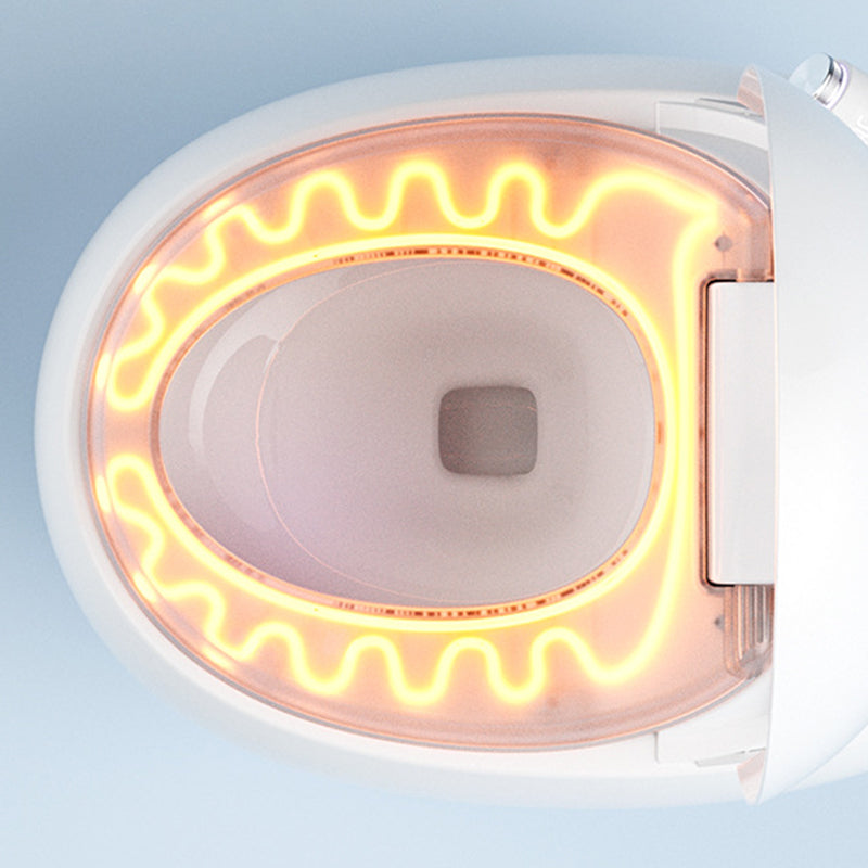 Modern Cotton White Floor Mounted Urine Toilet Siphon Jet Toilet Bowl with Toilet Seat