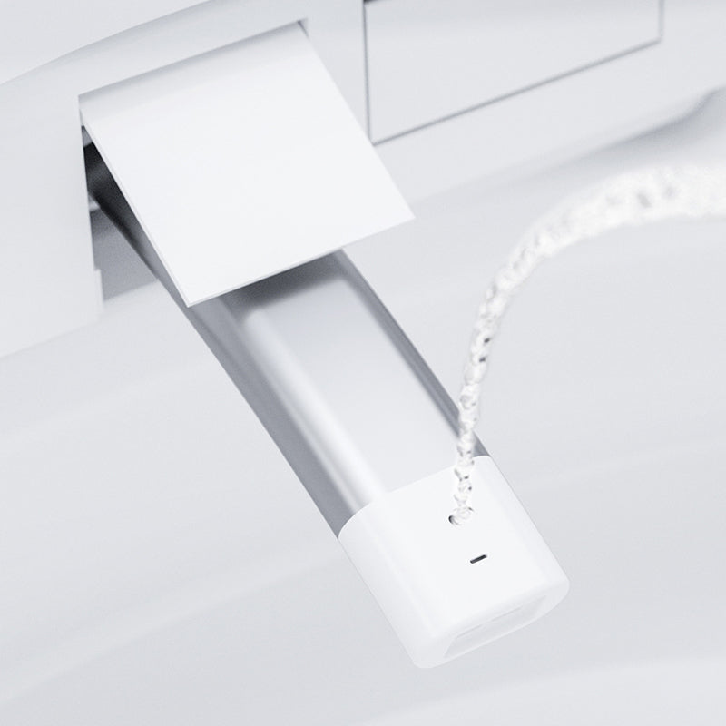 Modern Cotton White Floor Mounted Urine Toilet Siphon Jet Toilet Bowl with Toilet Seat