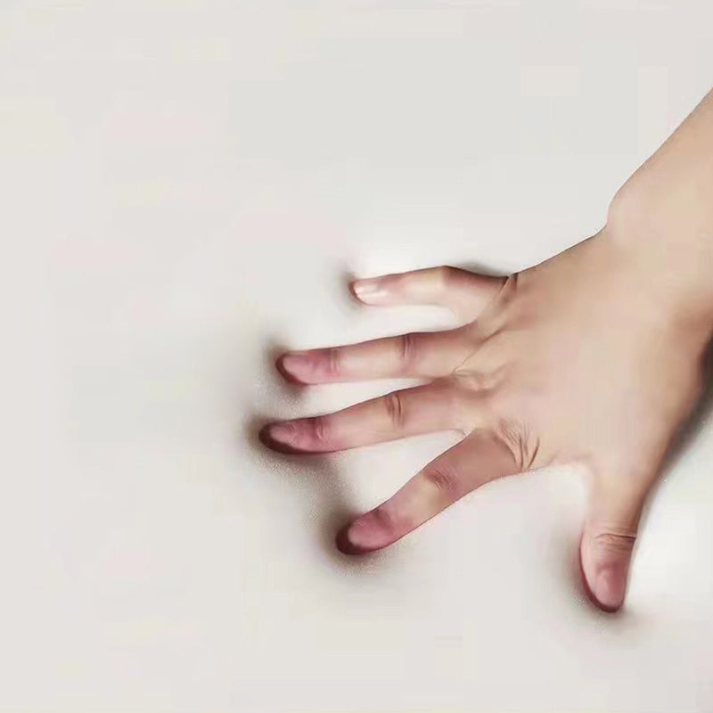 Modern Plain Rocking Chair Faux Leather Water Resistant Chair with Ottoman