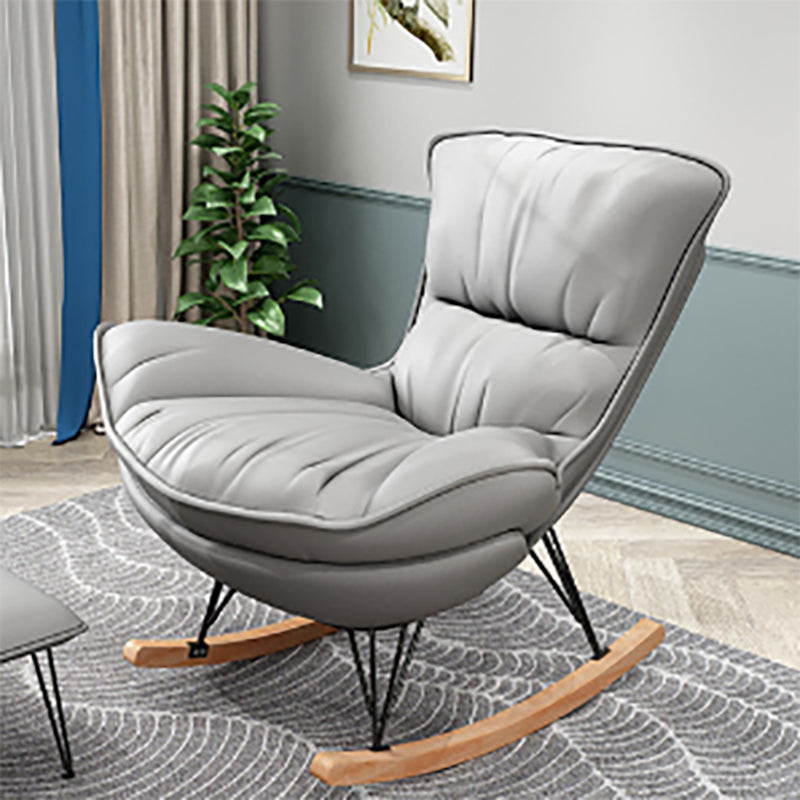 Living Room Simple Style Lazy Chair Waterproof Lounge Rocker Chair