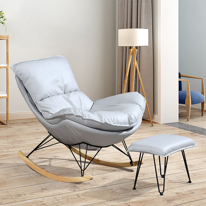 Living Room Simple Style Lazy Chair Waterproof Lounge Rocker Chair