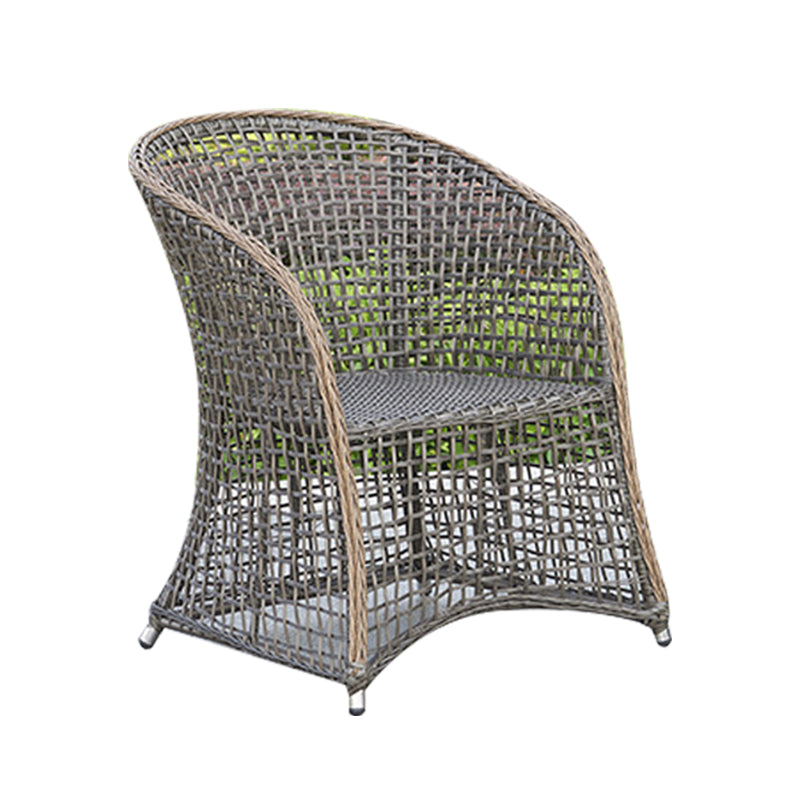 Modern 1/3 Pieces Dining Metal Set Glass Dining Table Set for Outdoor