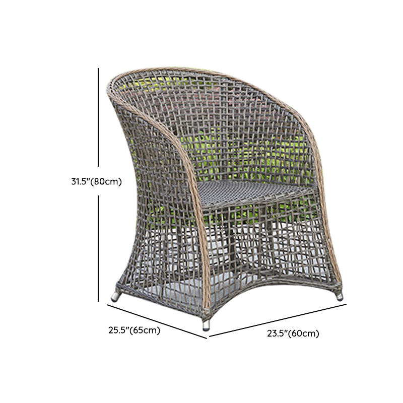 Modern 1/3 Pieces Dining Metal Set Glass Dining Table Set for Outdoor