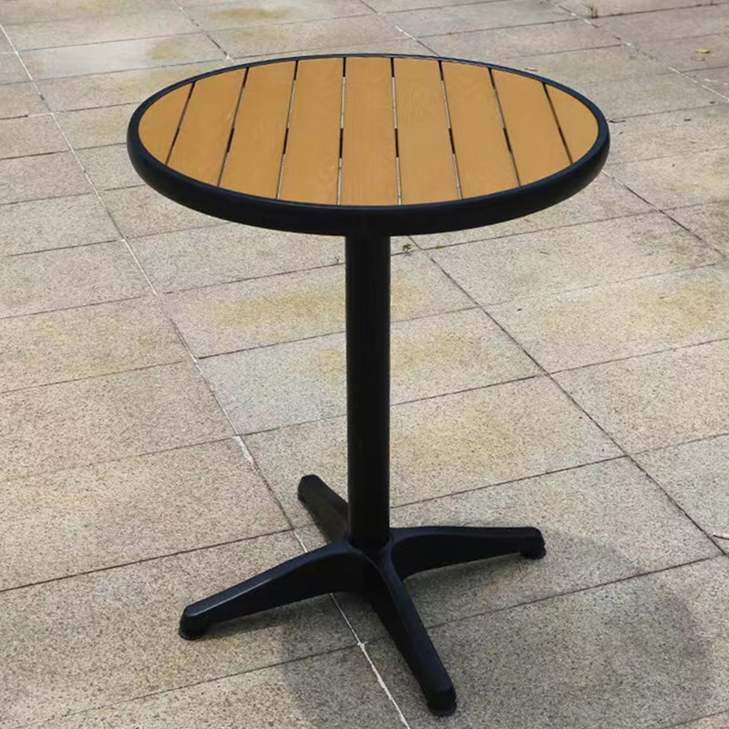 Contemporary 1/5/7 Pieces Metal Dining Set Reclaimed Wood Dining Table Set for Outdooor