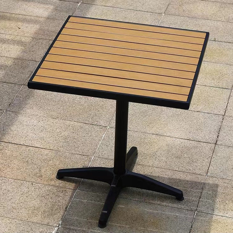 Contemporary 1/5/7 Pieces Metal Dining Set Reclaimed Wood Dining Table Set for Outdooor