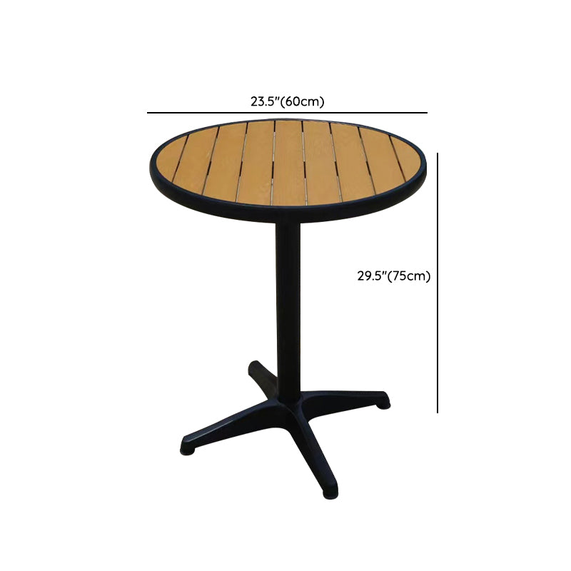 Contemporary 1/5/7 Pieces Metal Dining Set Reclaimed Wood Dining Table Set for Outdooor