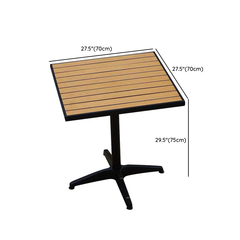 Contemporary 1/5/7 Pieces Metal Dining Set Reclaimed Wood Dining Table Set for Outdooor