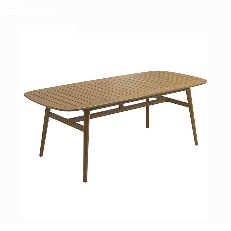 Modern Style 1/3/5 Pieces Wood Dining Set Wooden Dining Table Set for Outdoor