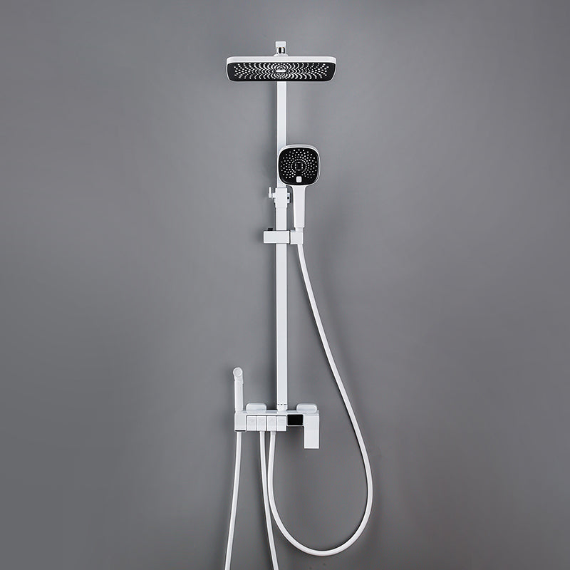 Modern Pressure Balanced Diverter Valve Shower Faucet Adjustable Shower System