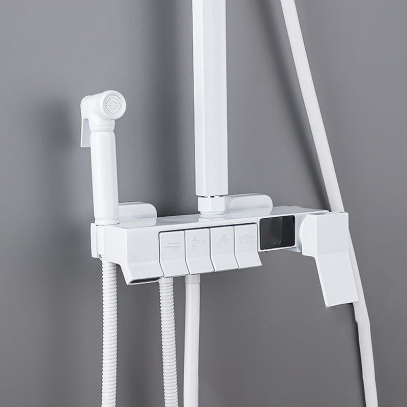 Modern Pressure Balanced Diverter Valve Shower Faucet Adjustable Shower System