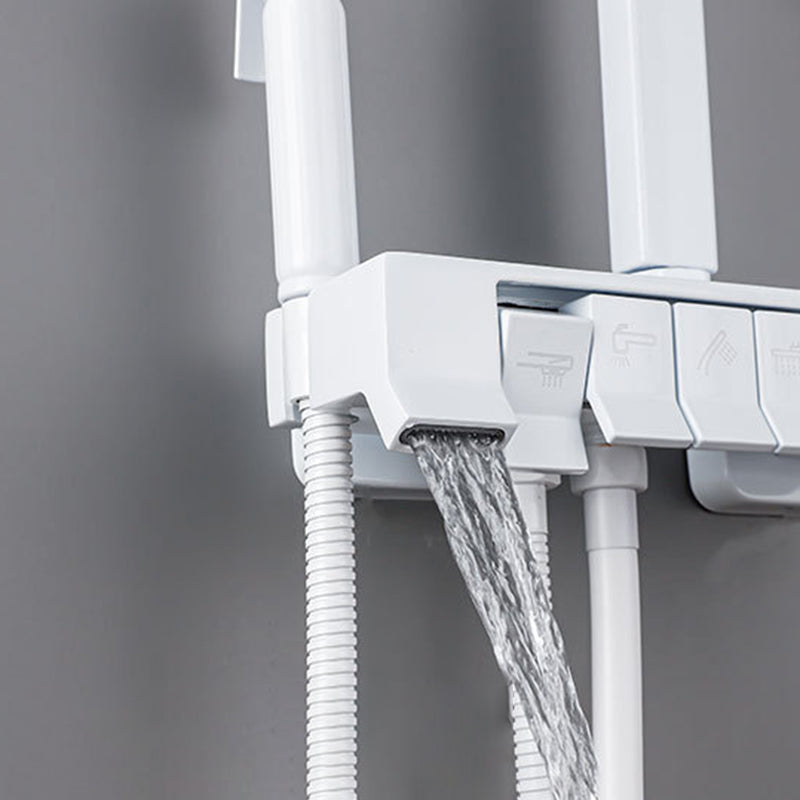 Modern Pressure Balanced Diverter Valve Shower Faucet Adjustable Shower System