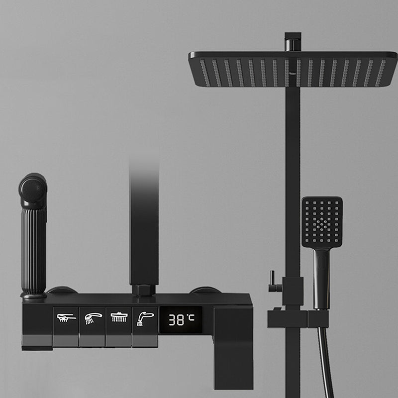 Modern Pressure Balanced Diverter Valve Shower Faucet Adjustable Shower System