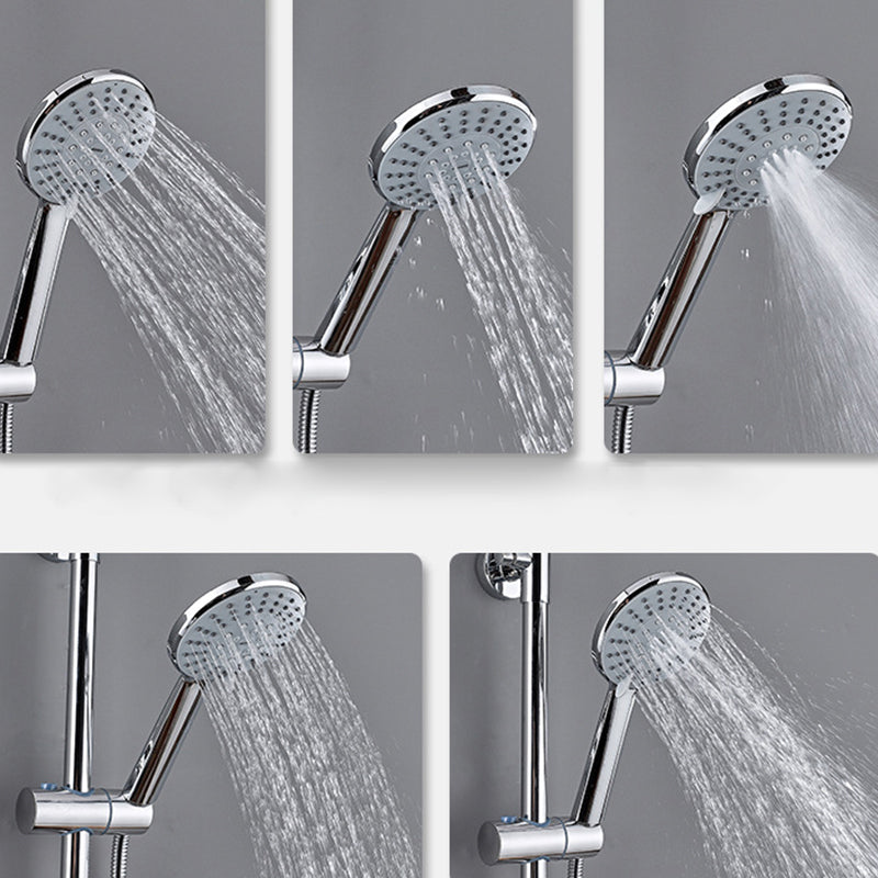 Modern Arm Swivel Shower Metal Shower Head Shower Faucet On Wall