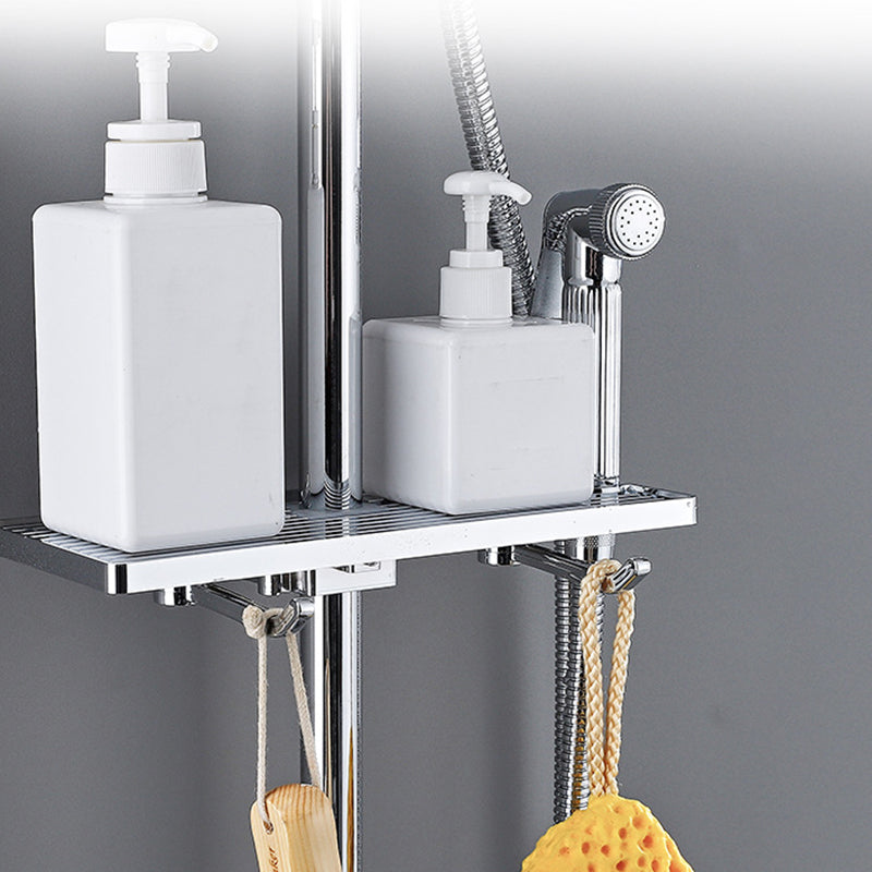 Modern Arm Swivel Shower Metal Shower Head Shower Faucet On Wall