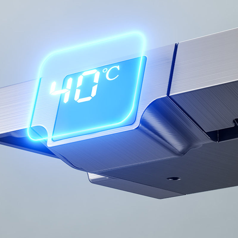 Digital Display Shower System Brass 2 Shower Heads Shower Set