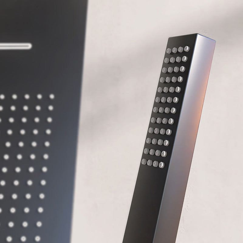 Contemporary Shower Set Dual Shower Head Thermostatic Wall Mounted Shower System